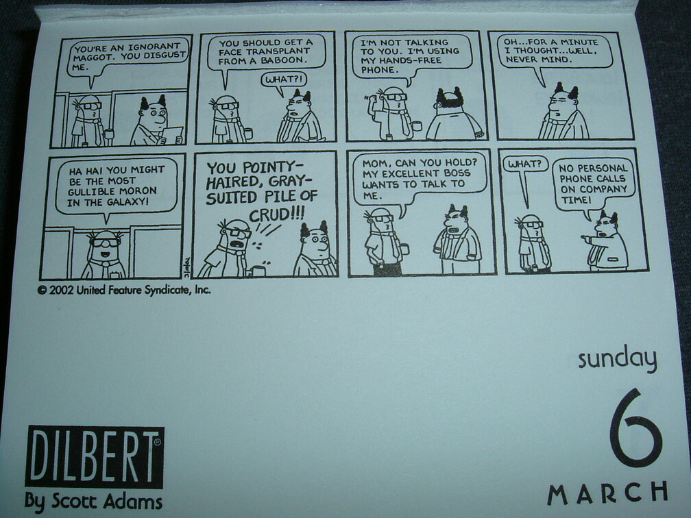 Dilbert, 6. MÃ¤rz