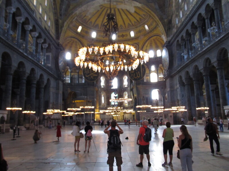 Inside Hagia Sophia 1